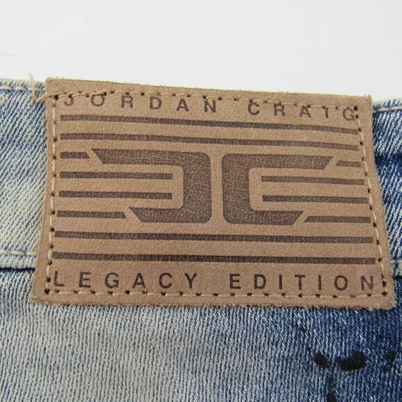 Jordan Craig Legacy Edition 32/32 Sean Men's Jeans Painted Splash Destroyed - Picture 11 of 11
